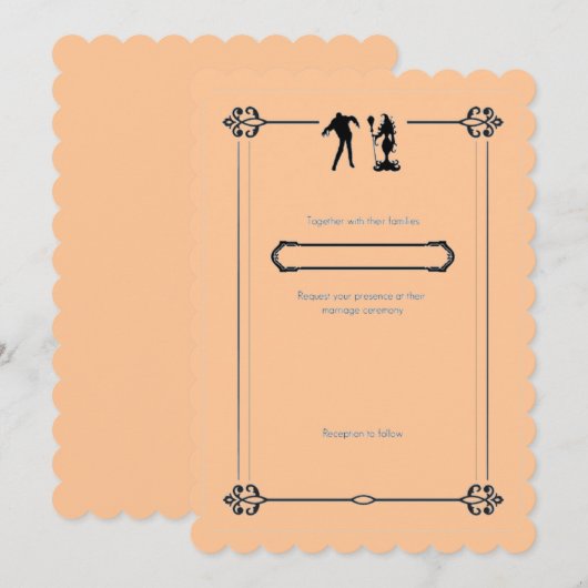 怖いカップル結婚の (正面/裏面)