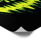 怖いカボチャハロウィーンのカボチャのちょうちん顔ハロウィンメンズボ ポスター (角)