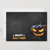 怖いカボチャハローウィンパーティ 招待状 (裏面)