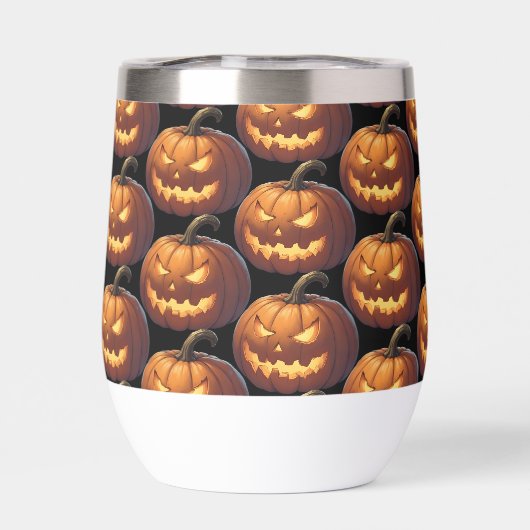 怖いカボチャ顔 (背面)