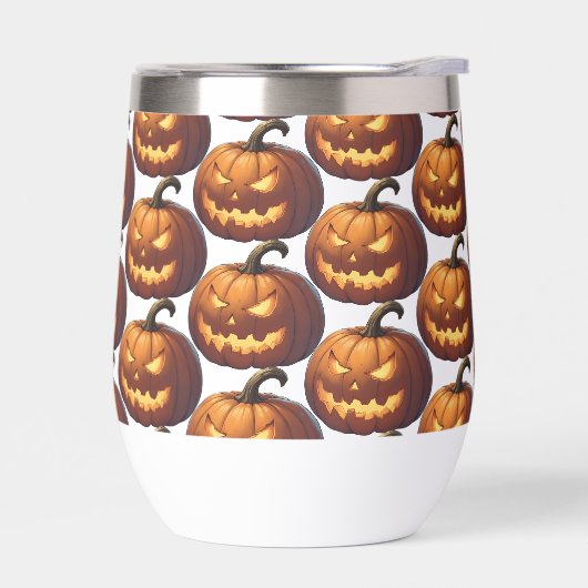 怖いカボチャ顔 (左面)