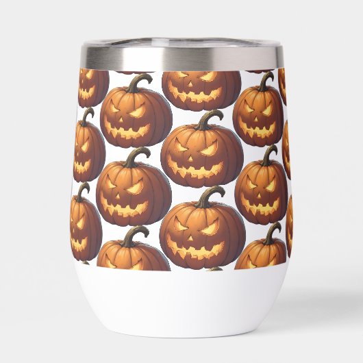 怖いカボチャ顔 (背面)