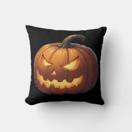 怖いカボチャ顔 クッション