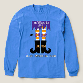 怖いガールフレンドの話は聞きたくない トライブレンドTシャツ