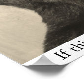 怖いクマ ポスター (角)