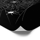 怖いクモの巣 – 黒い未亡人ハロウィーン ポスター (角)