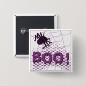 怖いクモ 缶バッジ (正面&裏面)