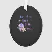 怖いクリスマスを楽しもう ユニークでクールなスタイル オーナメント (正面)