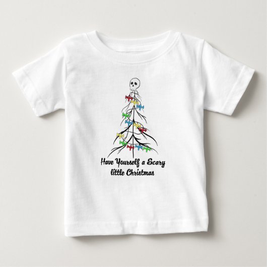 怖いクリスマスを過ごしなさい ベビーTシャツ (正面)