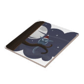 怖いクリスマス・フクロウ タイル (側面)