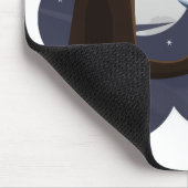 怖いクリスマス・フクロウ マウスパッド (コーナー)