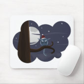 怖いクリスマス・フクロウ マウスパッド (マウス)