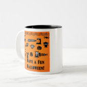 怖いクロウズハロウィーン ツートーンマグカップ (正面左)