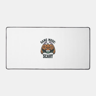 怖いゲーマーTシャツ ビンテージ ハロウィン コントローラー アート デスクマット