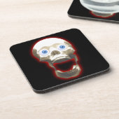 怖いゴシック風の叫び声スカルアートコースター コースター (左側)