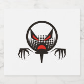 怖いゴルフハロウィングループ墓地 スパークリングワインラベル (シングルラベル)