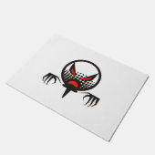 怖いゴルフハロウィングループ墓地 ドアマット (アングル)