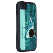 怖いサメ名前をカスタムするの電話代 Case-Mate iPhoneケース (裏面/右)