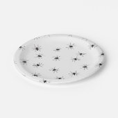 怖いザクロのクモ ペーパープレート (アングル)