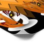 怖いジャックオランタンスプオクタキュラハッピーハローウィン ポスター (角)