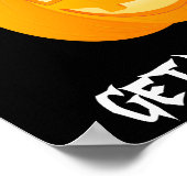 怖いジャックオランタンハッピーハローウィンポスター ポスター (角)