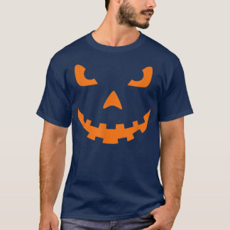 怖いジャックオランタンハロウィーン Tシャツ