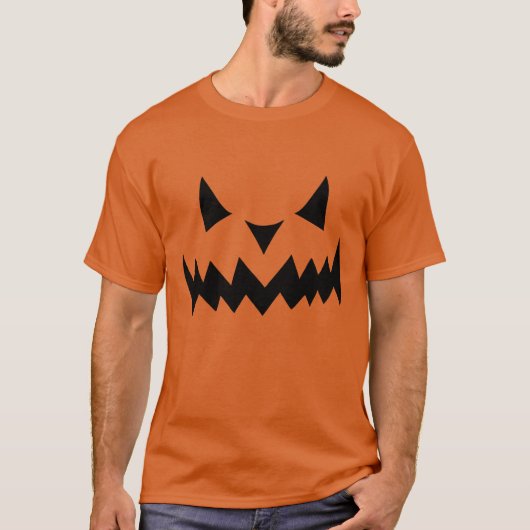怖いジャックオランタン Tシャツ (正面)