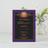 怖いジャック・オ・ランタンのハロウィーン |紫 招待状 (スタンド正面)