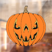 怖いジャック・オ・ランタン・ハロウィンデザイン ウィンドウサイン (シート2)