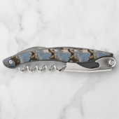 怖いジョーズ：オーストラリアのワニが飛び跳ね ソムリエナイフ (裏面)