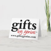 怖いジンジャーブレッドマン最高ののクリスマスゲスト シーズンカード (裏面)