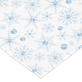 怖いスカルクレプマスクリスマススノーフレーク白 ショートテーブルランナー (コーナー)