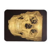 怖いスカル マグネット (横)