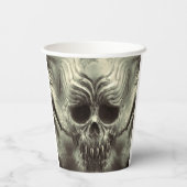 怖いスカル 紙コップ (裏面)