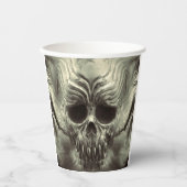 怖いスカル 紙コップ (正面)