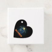 怖いスケルトンの夜ハロウィーン、私のハロウィンムード。 フェイバータグ (インサイチュ)