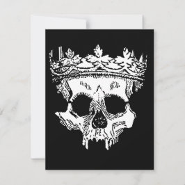 怖いスケルトンの頭 シーズンカード