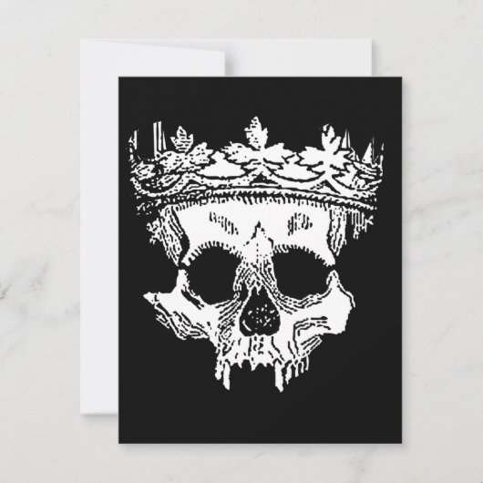 怖いスケルトンの頭 シーズンカード (正面)