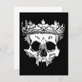 怖いスケルトンの頭 シーズンカード (正面/裏面)