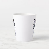 怖いスケルトンパーティー カフェラテマグ (正面)