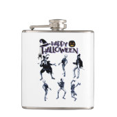 怖いスケルトンパーティー フラスク (正面)