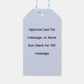 怖いスケルトン魔女の不気味なハローウィンパーティ ギフトタグ (裏面)