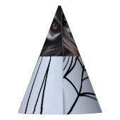 怖いスケルトン魔女の不気味なハローウィンパーティ パーティーハット (裏面)