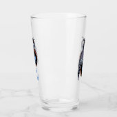 怖いスコップフクロウモノグラム タンブラーグラス (左)