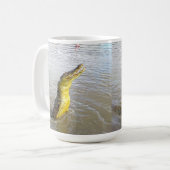 怖いスナッパーズ:ワニの飛躍 コーヒーマグカップ (正面左)