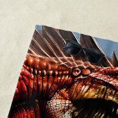 怖いスピノサウルス恐竜、ビーチタオル ビーチタオル (インサイチュ)