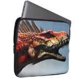 怖いスピノサウルス恐竜、ラップトップスリーブ ラップトップスリーブ (正面右)