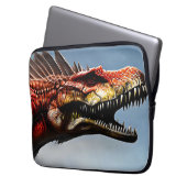 怖いスピノサウルス恐竜、ラップトップスリーブ ラップトップスリーブ (正面左)