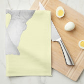 怖いゾクゾクした化け物のナラ手 キッチンタオル (四つ折り)