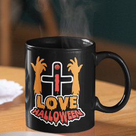 怖いゾンビハンズハロウィーンが大好き コーヒーマグカップ